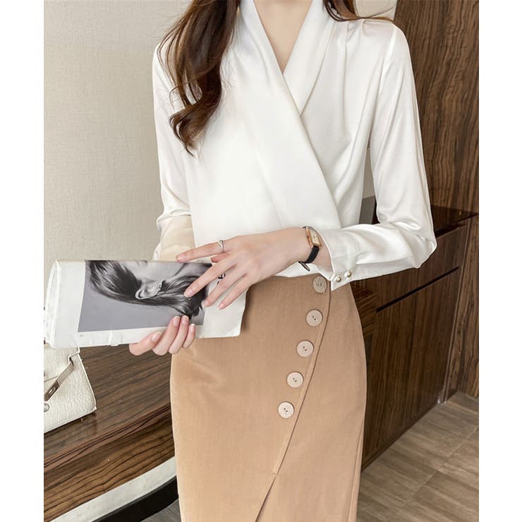 カシュクール シャツブラウス レディース | Miniministore | 詳細画像13 