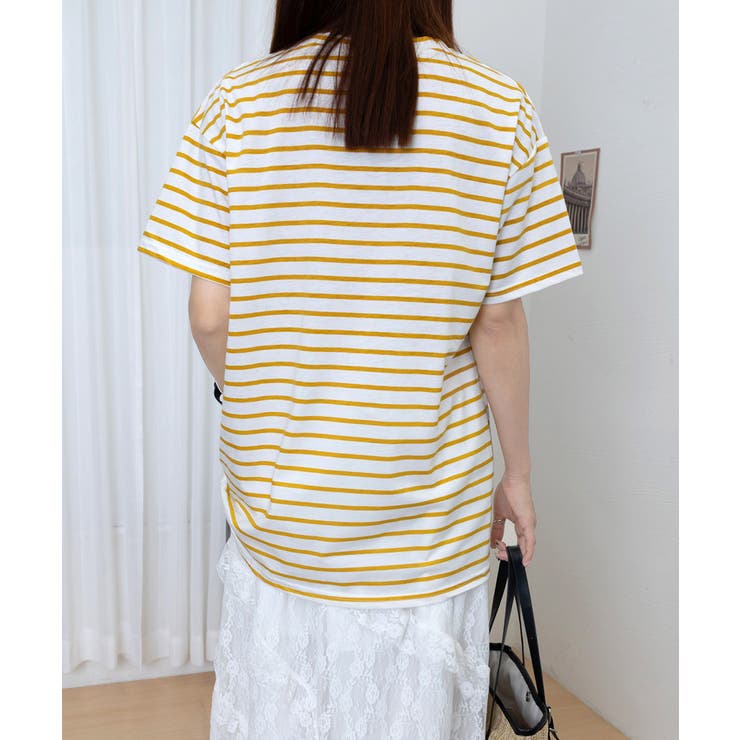 ボーダー柄tシャツ レディース 半袖夏服 | Miniministore | 詳細画像19 