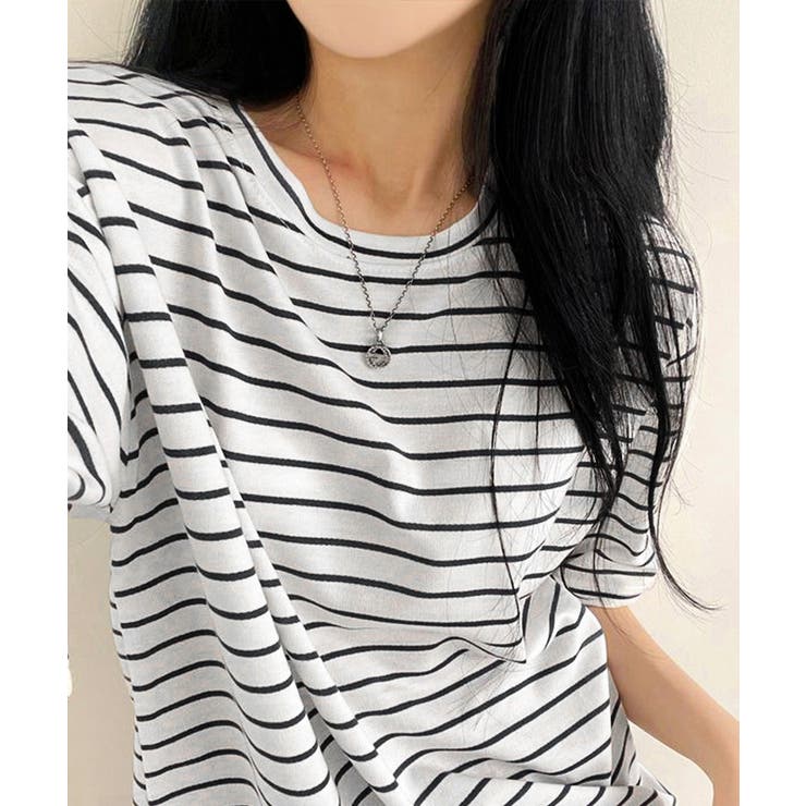 ボーダー柄tシャツ レディース 半袖夏服 | Miniministore | 詳細画像2 