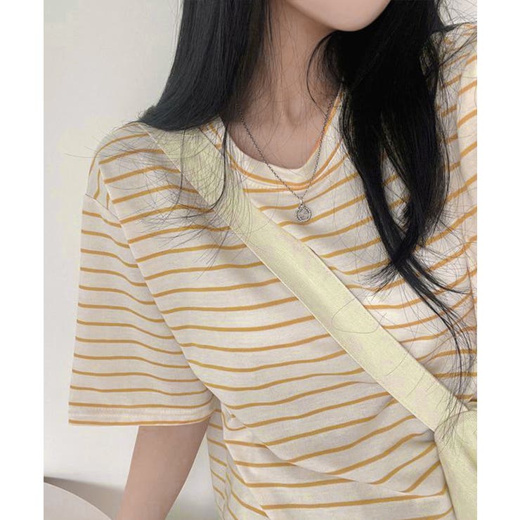 ボーダー柄tシャツ レディース 半袖夏服 | Miniministore | 詳細画像7 