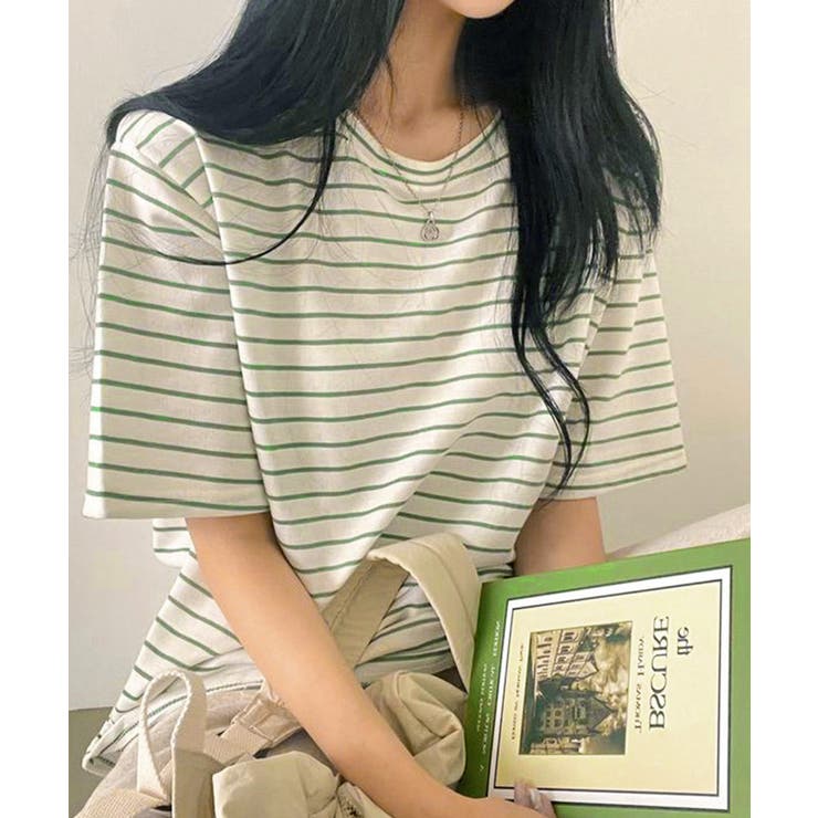 ボーダー柄tシャツ レディース 半袖夏服 | Miniministore | 詳細画像9 