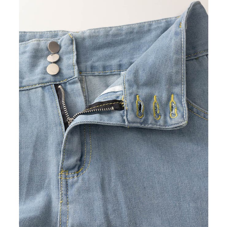 裾フリンジ9分丈デニムパンツハイウエスト | Miniministore | 詳細画像24 