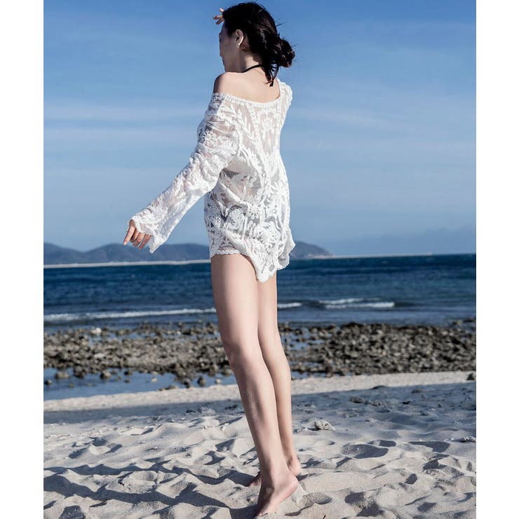 水着アウター 透かし編みビーチウェア夏海 | Miniministore | 詳細画像14 