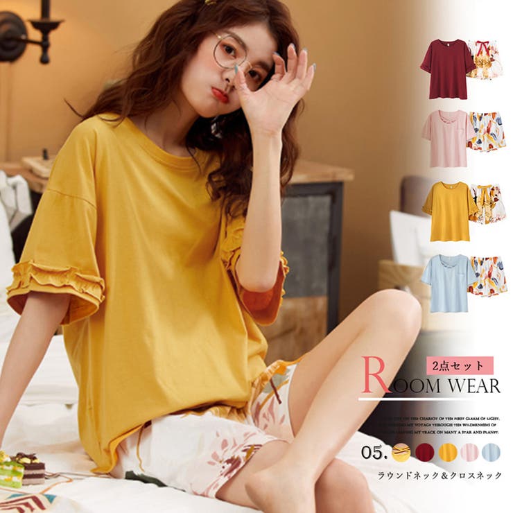 ルームウェア 夏 2点セットレディース半袖 | Miniministore | 詳細画像1 