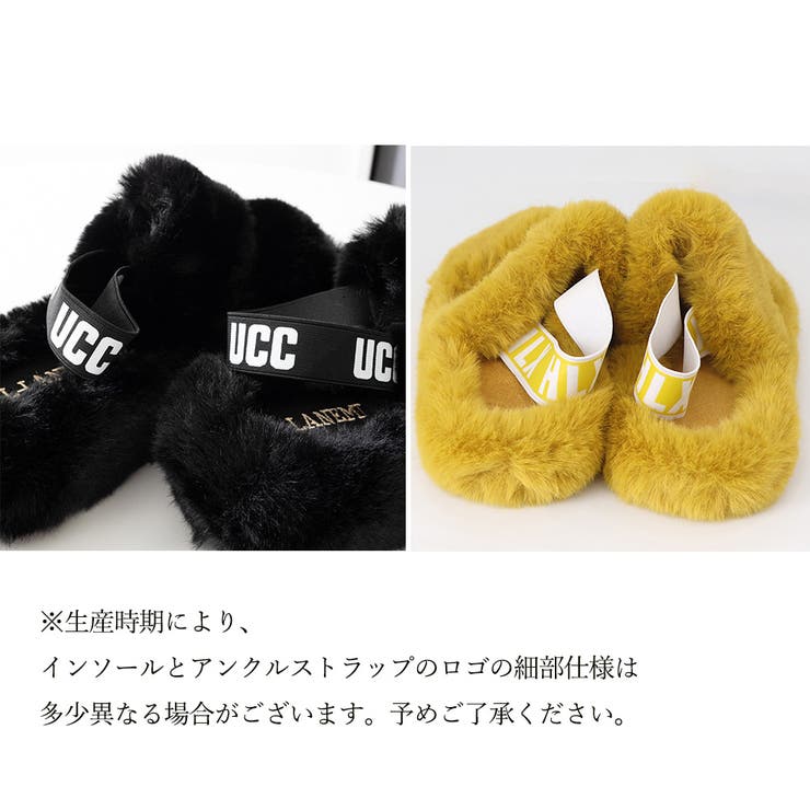 ファーサンダル レディースファースリッパ[品番:II000007733 ファーサンダル レディースファースリッパ[品番:II000007733