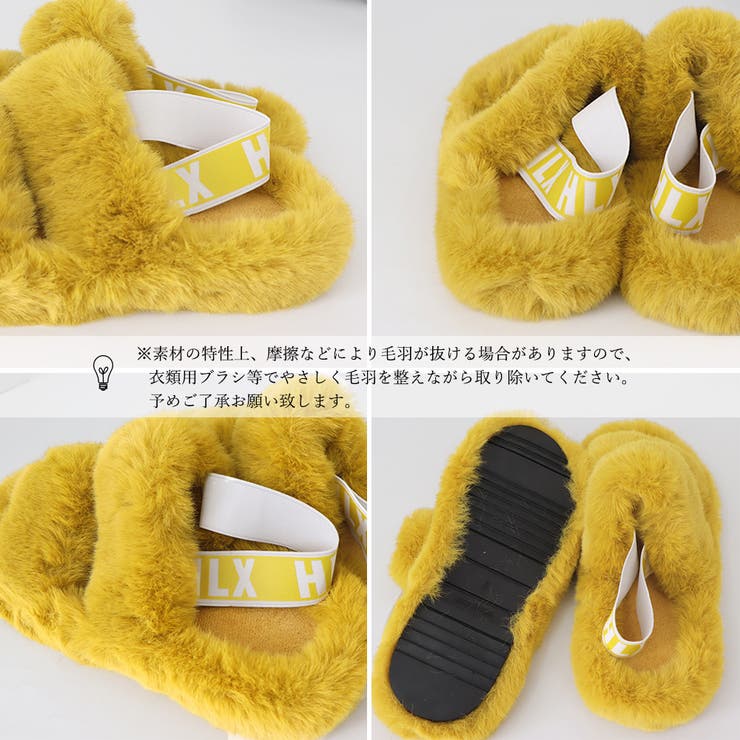 ファーサンダル レディースファースリッパ | Miniministore | 詳細画像3 