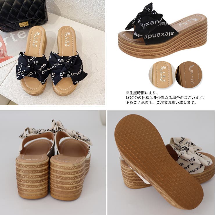 厚底サンダル ウエッジソール 韓国風[品番：II000008778