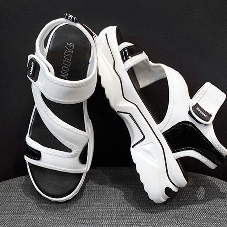 厚底 スポーツサンダル マジックテープ | Miniministore | 詳細画像14 