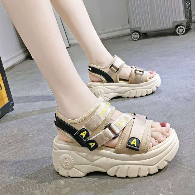 厚底スポーツサンダル ベルクロサンダル夏 | Miniministore | 詳細画像14 