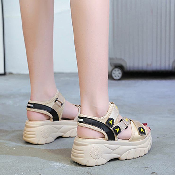 厚底スポーツサンダル ベルクロサンダル夏 | Miniministore | 詳細画像17 