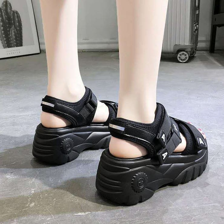 厚底スポーツサンダル ベルクロサンダル夏 | Miniministore | 詳細画像8 