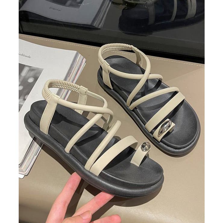 ストラップサンダル厚底親指トングサンダル | Miniministore | 詳細画像14 