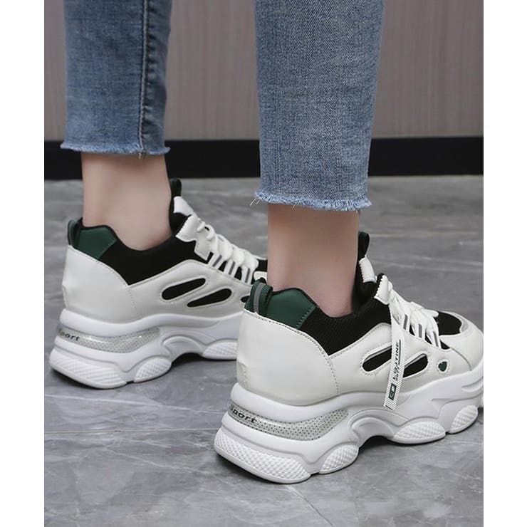 厚底ダッドスニーカー レースアップ 韓国 | Miniministore | 詳細画像6 