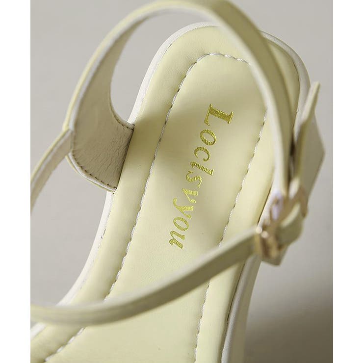 チャンキーヒールサンダル 厚底サンダル夏[品番：II000011733