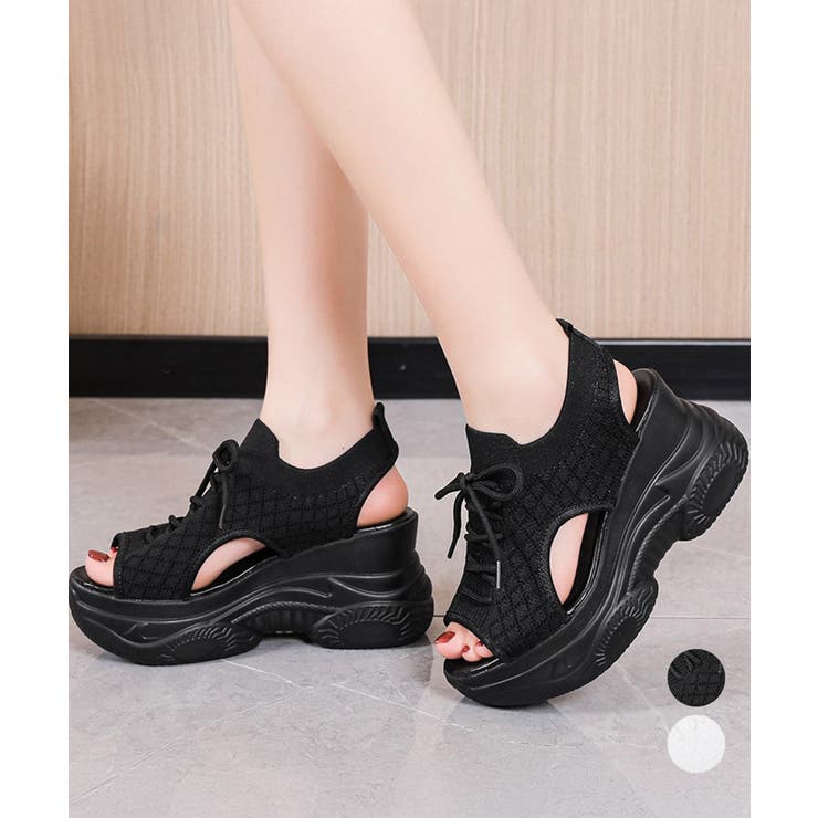 厚底ニットサンダル スポーツサンダル 夏 | Miniministore | 詳細画像1 