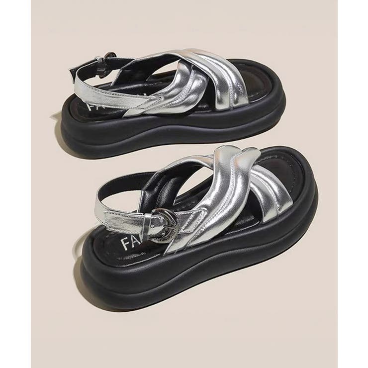 クロスストラップサンダル厚底シューズ夏靴 | Miniministore | 詳細画像20 