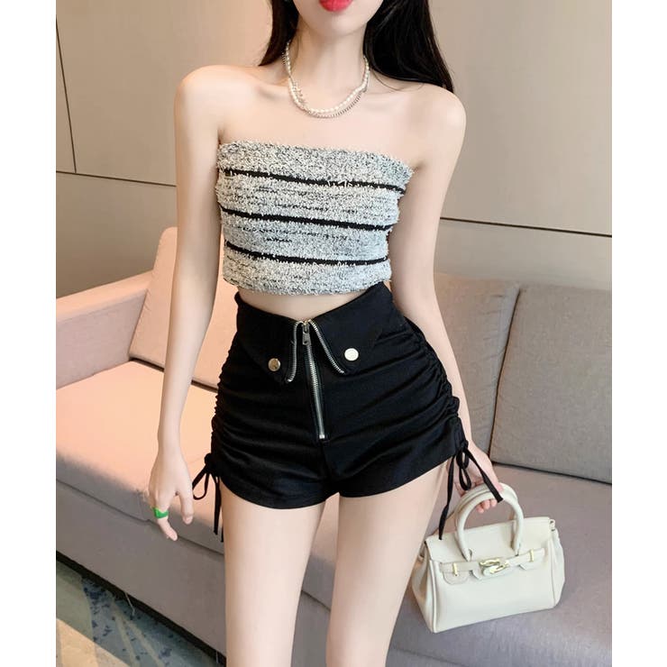 ショートパンツ サイドドロスト短パン美脚 | Miniministore | 詳細画像8 