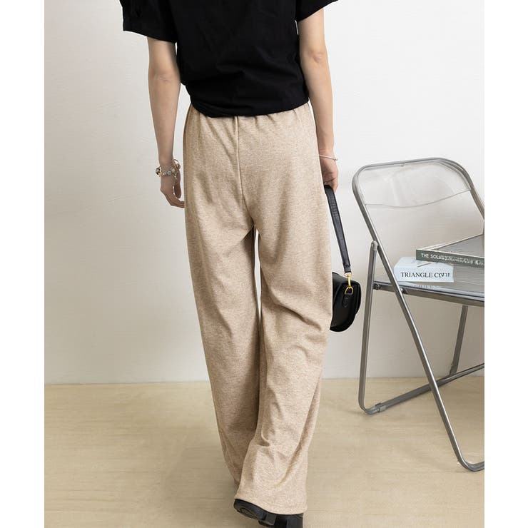 薄手スウェットパンツ 韓国風ワイドパンツ | Miniministore | 詳細画像22 