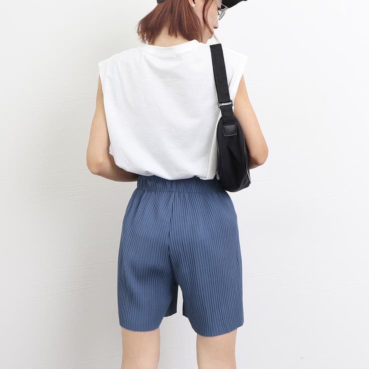 人気TOP プリーツパンツ ショート ワイドパンツ[品番：II000007262 パンツ