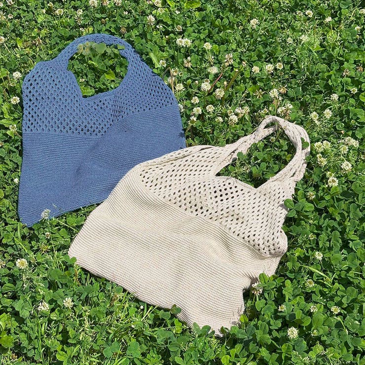 トートバッグ ニット編み バッグ鞄かばん | Miniministore | 詳細画像28 