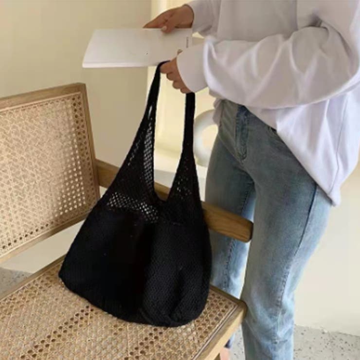 LYN トートバッグ ショルダーバッグ デニム色 ブラウン Cute!!