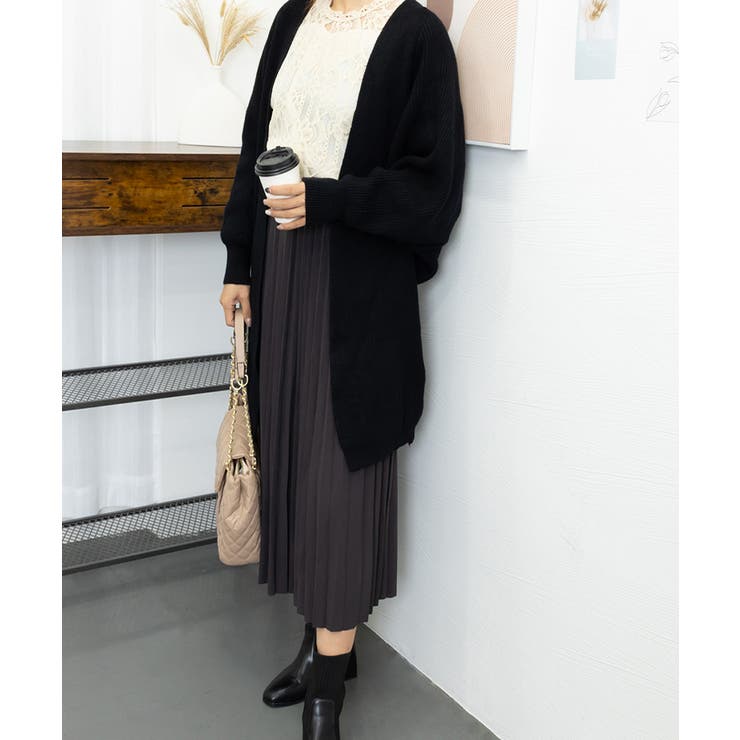 ドルマンニットカーディガン 秋冬アウター | Miniministore | 詳細画像10 