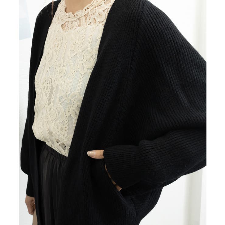 ドルマンニットカーディガン 秋冬アウター | Miniministore | 詳細画像7 