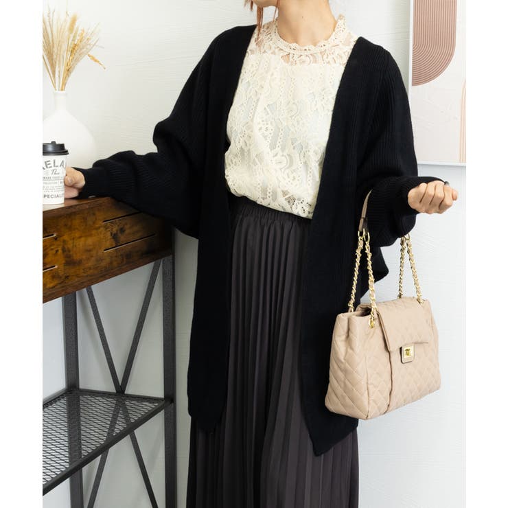 ドルマンニットカーディガン 秋冬アウター | Miniministore | 詳細画像8 