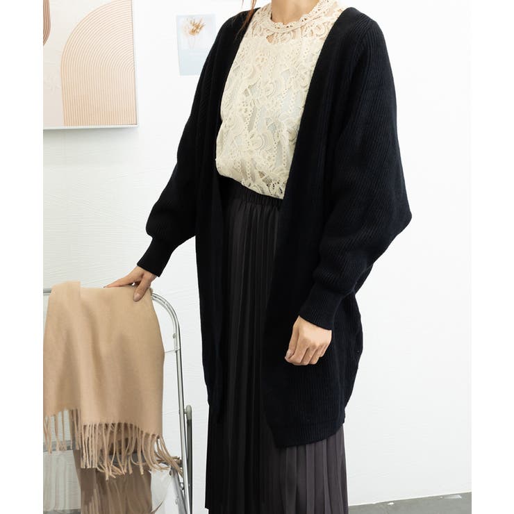 ドルマンニットカーディガン 秋冬アウター | Miniministore | 詳細画像9 