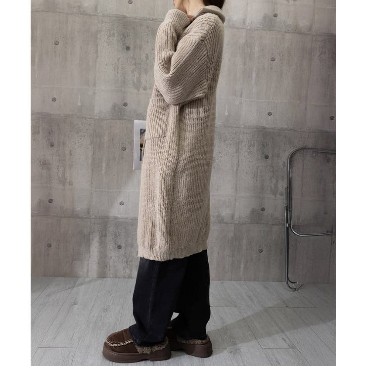 ロングニットカーディガン 厚手レディース | Miniministore | 詳細画像16 