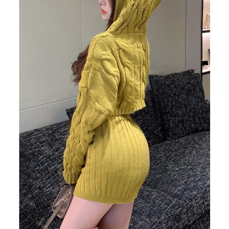 ニット ケーブルニットセットアップ 韓国 | Miniministore | 詳細画像15 