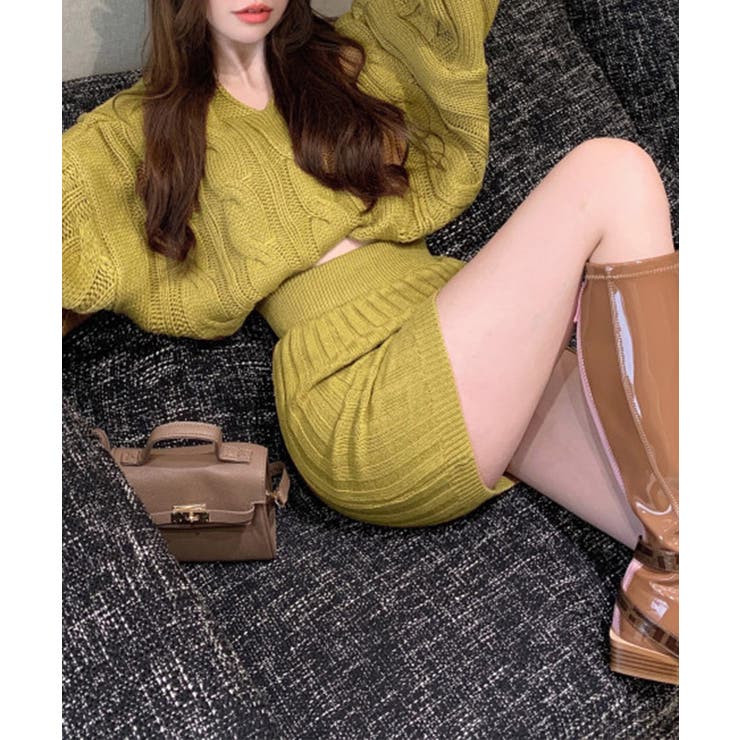 ニット ケーブルニットセットアップ 韓国 | Miniministore | 詳細画像16 