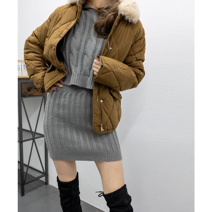 ニット ケーブルニットセットアップ 韓国 | Miniministore | 詳細画像18 