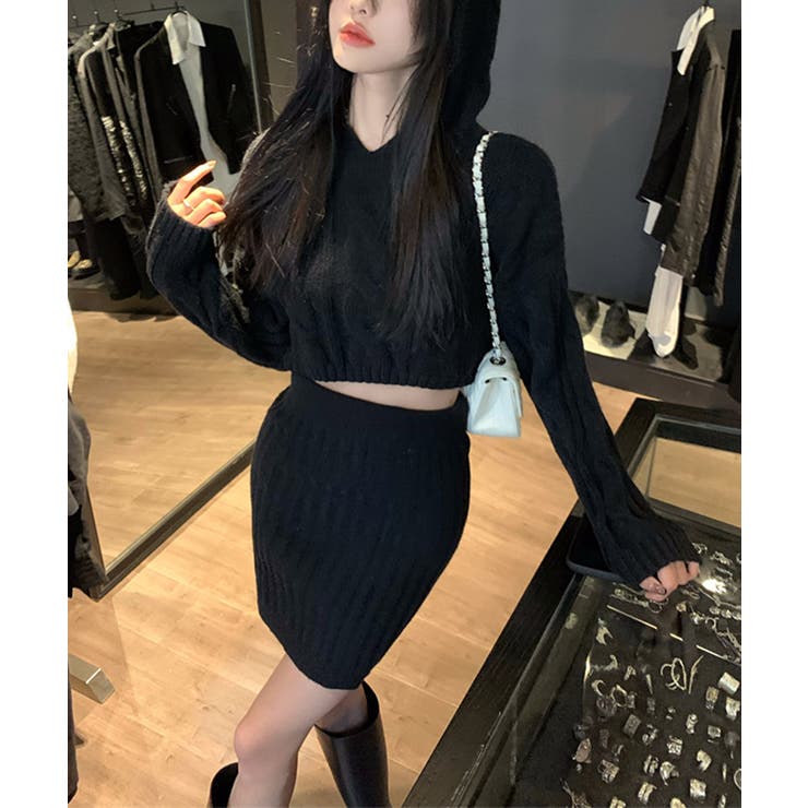 ニット ケーブルニットセットアップ 韓国 | Miniministore | 詳細画像7 