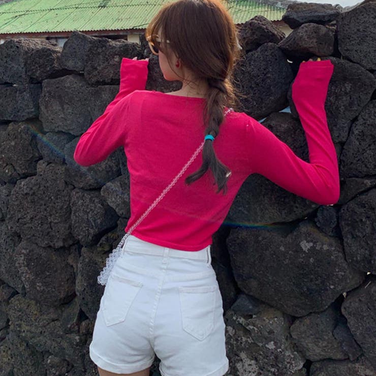 サマーニット トップス 長袖 | Miniministore | 詳細画像11 