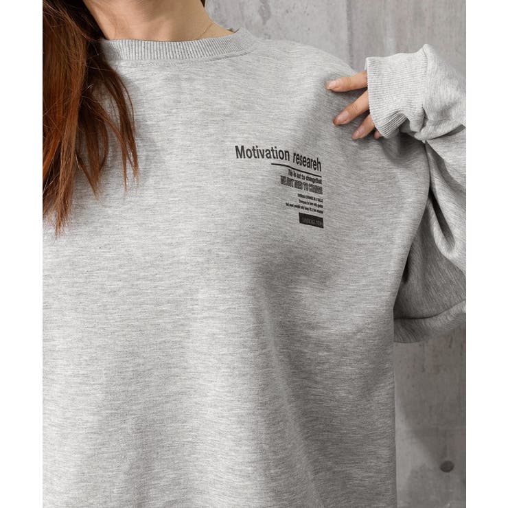 裏起毛スウェット 暖かいビッグトレーナー | Miniministore | 詳細画像16 