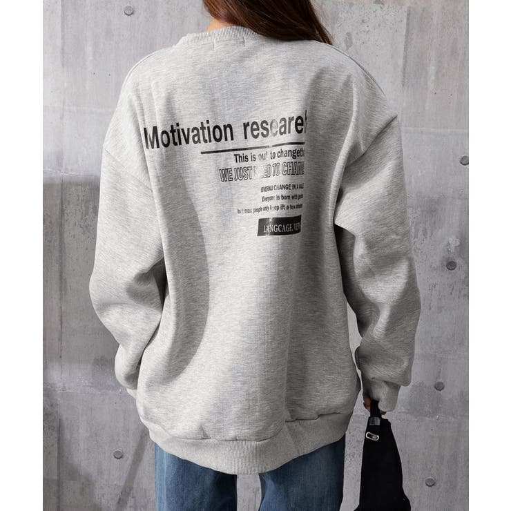 裏起毛スウェット 暖かいビッグトレーナー | Miniministore | 詳細画像19 