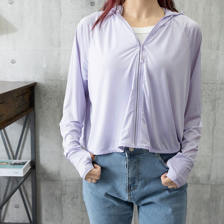 日焼け止めパーカー 薄手 ラッシュガード | Miniministore | 詳細画像11 