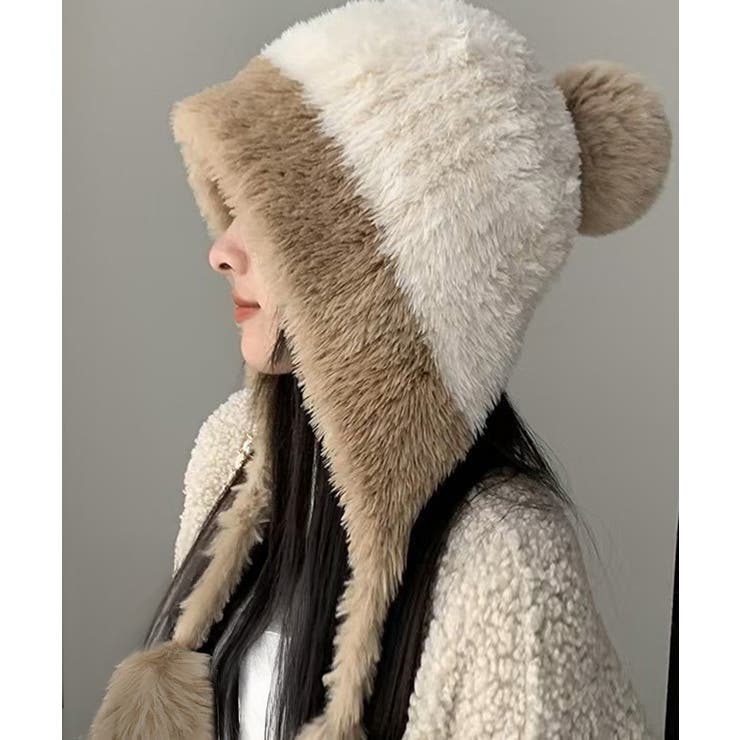 ポンポン付き もこもこニット帽子あったか | Miniministore | 詳細画像10 