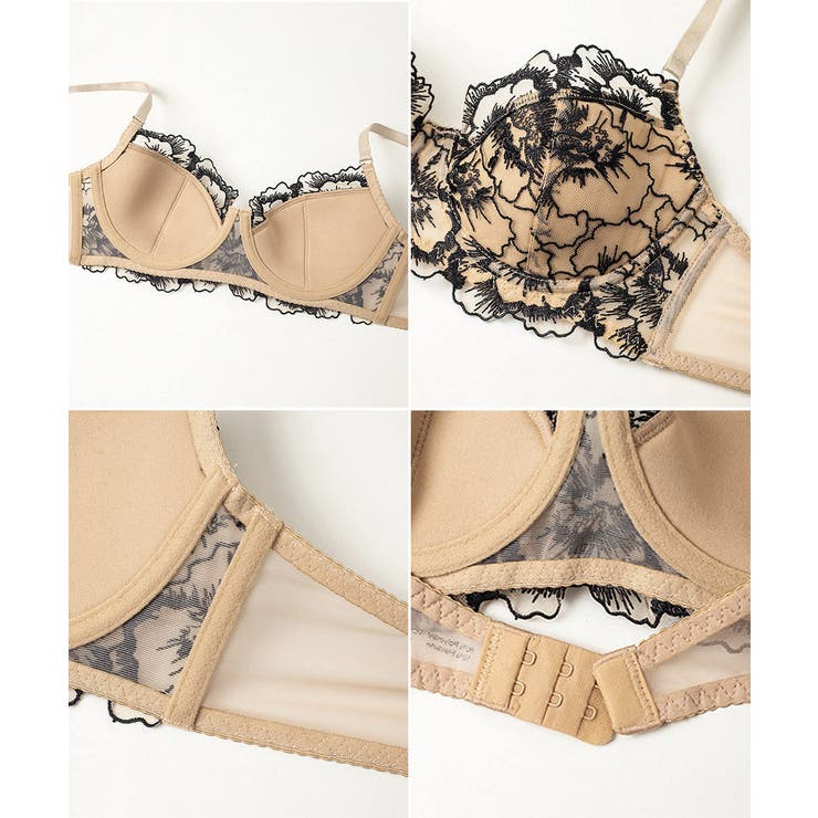 花柄レースブラ＆ショーツセット セクシー | Miniministore | 詳細画像13 