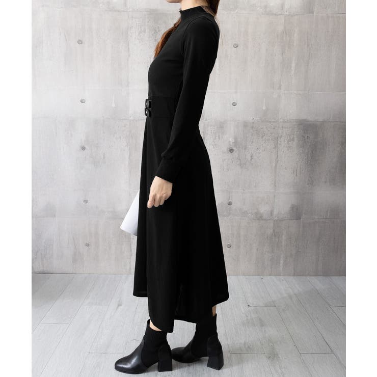 ベルト飾りロングワンピースウエストマーク | Miniministore | 詳細画像19 