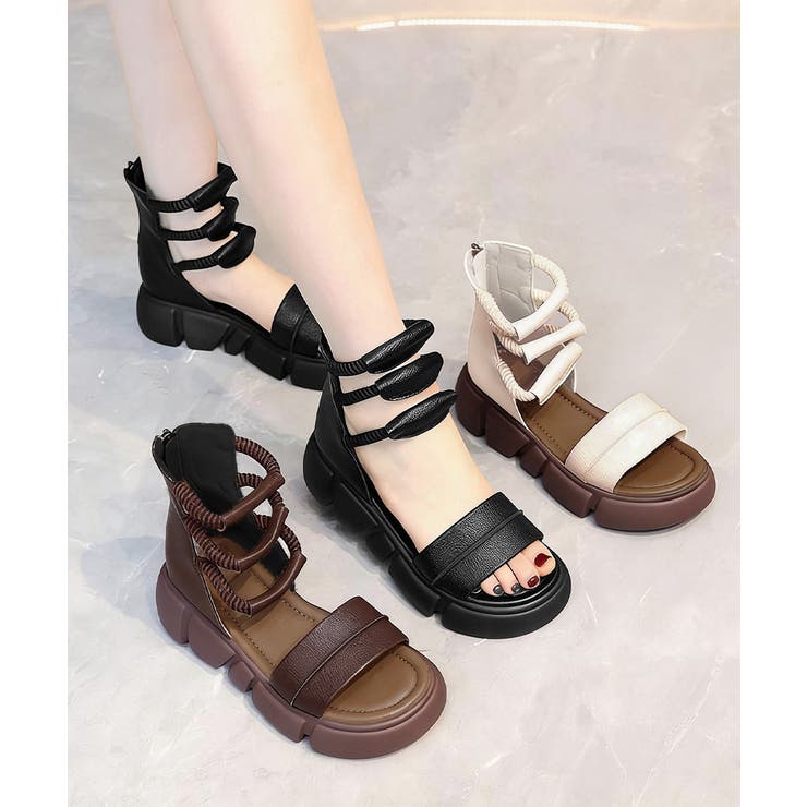 厚底サンダル レディースブーツサンダル夏 | Miniministore | 詳細画像1 