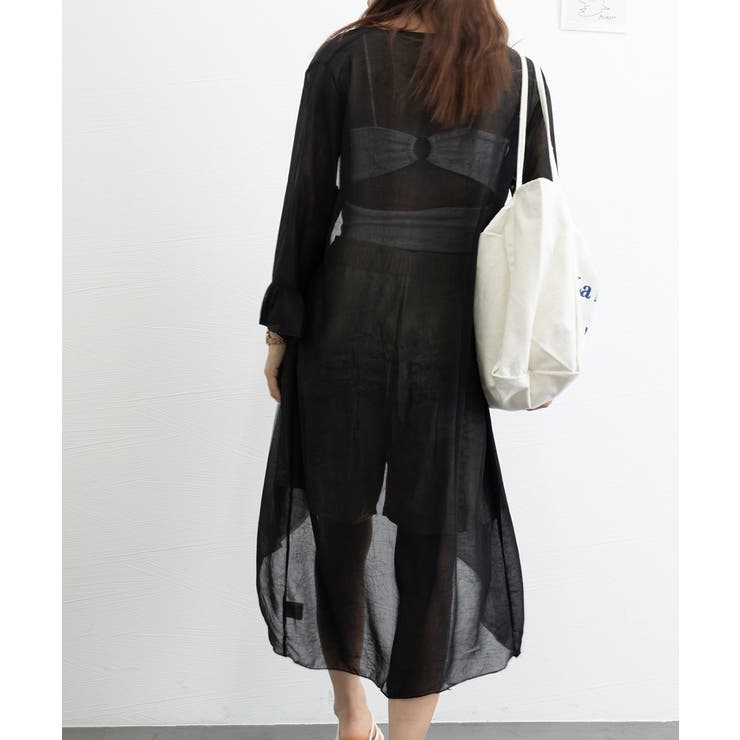 シアーカーディガン ロングカーディガン夏 | Miniministore | 詳細画像17 