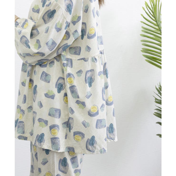 総柄パジャマ レディースルームウェア春夏 | Miniministore | 詳細画像19 