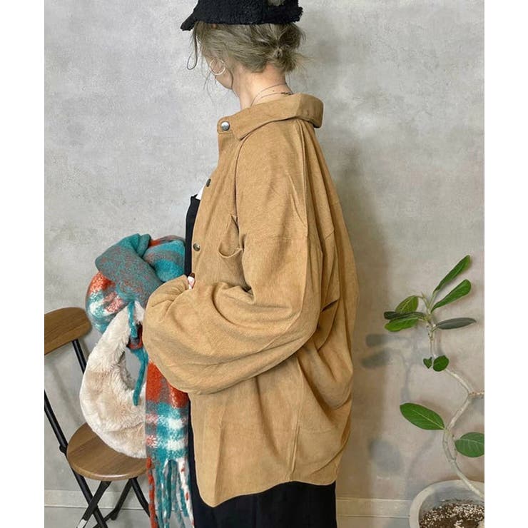 コーデュロイシャツ レディース長袖シャツ | Miniministore | 詳細画像8 