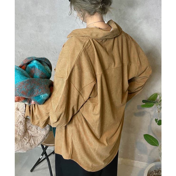 コーデュロイシャツ レディース長袖シャツ | Miniministore | 詳細画像9 