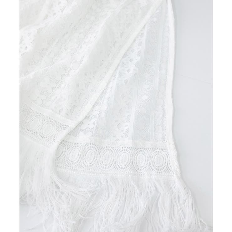 Hand Crochet Fringe Cardigan/ハンドクロシェフリンジカーデ