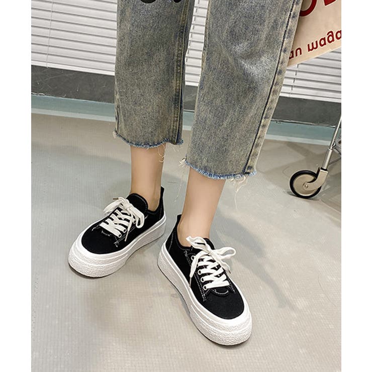 [minimute]◆韓国大人気◆DENNY LOAFER 22~25cm◆追跡可◆ 厚底スニーカー レディース ローカット靴[品番：II000011853