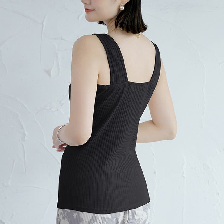 ブラ紐隠しインナー リブタンクトップ無地 | Miniministore | 詳細画像5 