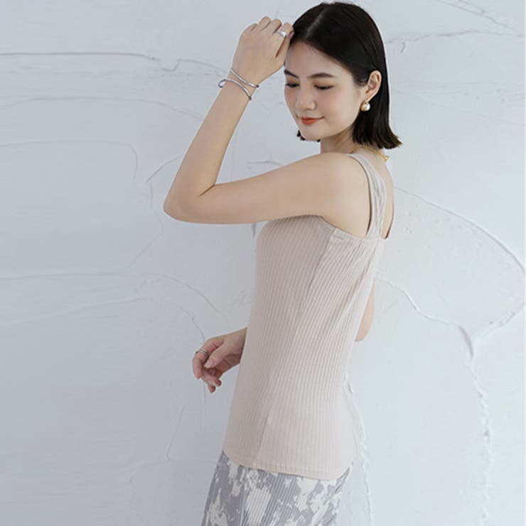 ブラ紐隠しインナー リブタンクトップ無地 | Miniministore | 詳細画像8 